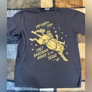 Bucking Horse Graphic T-Shirt